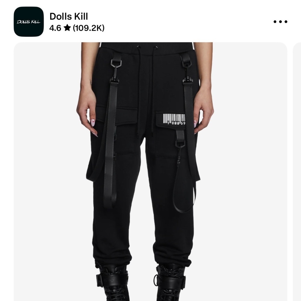 Black Cargo pants